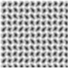 投影する波線グリッドパターン